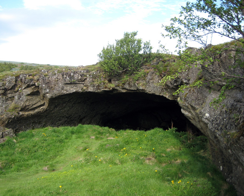 Maríuhellir í Garðabæ.