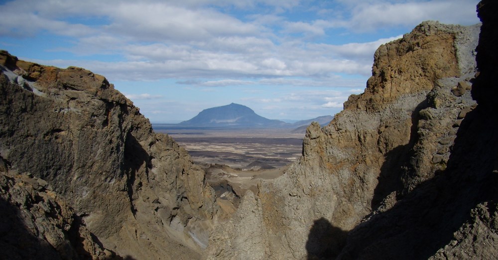 Fyrir ofan Drekagil í Dyngjufjöllum. (Mynd: Bergþóra Kristjánsdóttir)